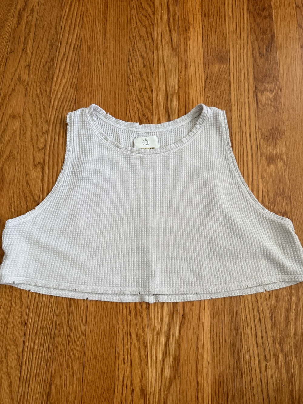 Offline by Aerie waffle crop sleeveless tank top XS - Picture 3 of 9